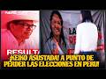¡KEIKO ASUSTADA! A PUNTO DE PERDER LAS ELECCIONES EN PERU!