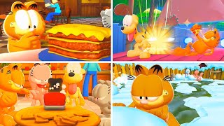 Garfield Lasagna Party All MiniGames (PS4)