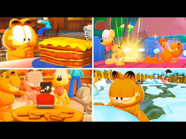 Garfield Lasagna Party: jogo estilo Mario Party do famoso gato laranja  chega em novembro