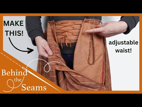 How to Make the Adjustable Waistband Skirt: Behind the Seams of Coquelicot Skirt (Wildflower Design)
