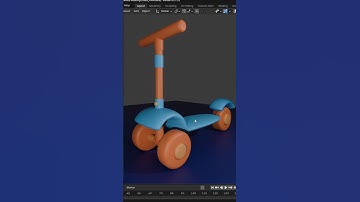 Day 14 of Animator in progress - "modeling a Skateboard"   #blender #3danimation #3dmodeling