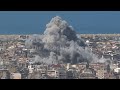 Strikes in Beirut send plumes of smoke into the air