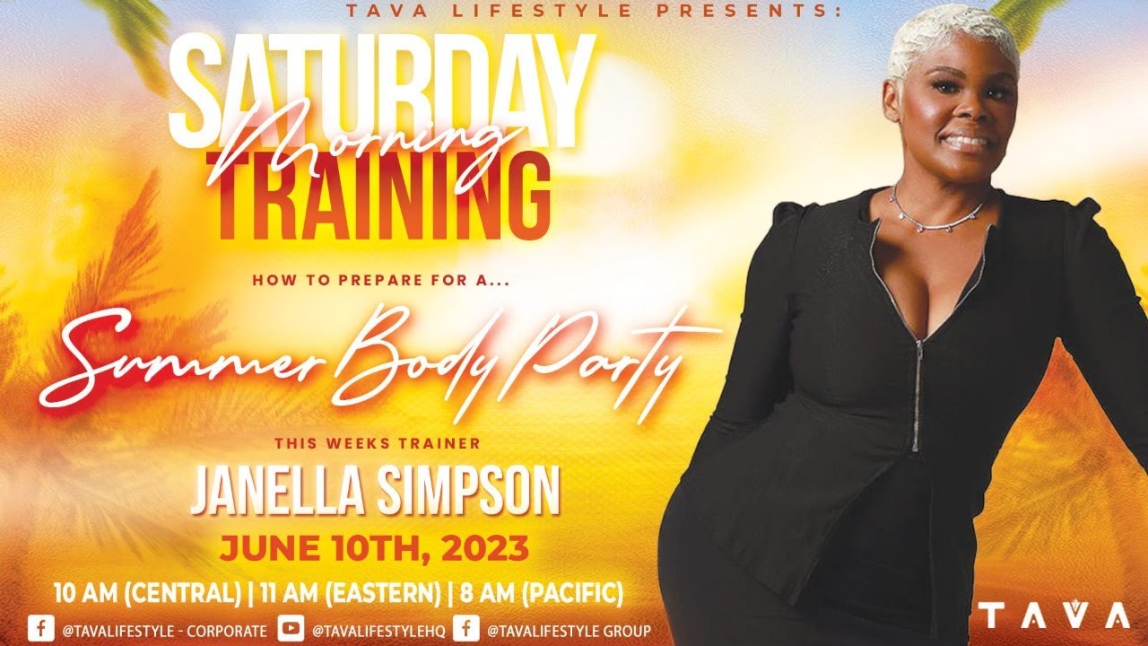 SATURDAY MORNING TRAINING with Janella Simpson