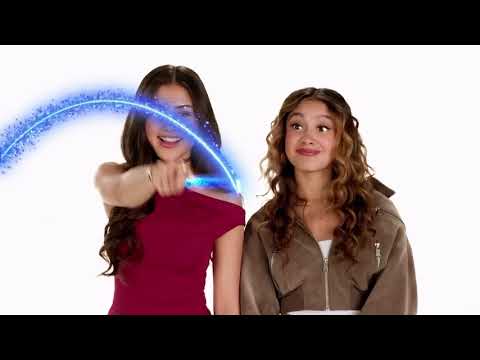 @liamani with #CampRock3 co star Lumi Pollack for Disney Channel Wand ID! 🩷