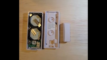 Alarm.com door window sensor battery replacement