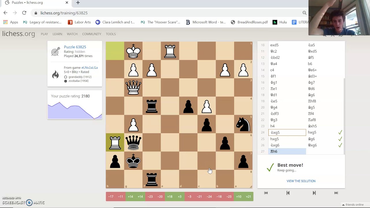 Intermediate - Li Chess Puzzle Solving - Coach Malcolm 