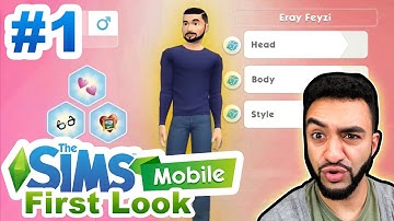 The Sims Mobile iOS Gamplay: First Look - Create a Sim | Part #1