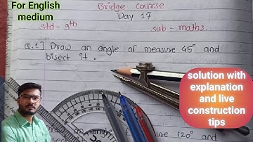 Bridge course day 17 class 9 maths complete exercise solution for English medium setu abhyaskram