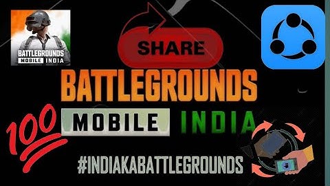 How to share bgmi by sharing apps in android 11|2022|