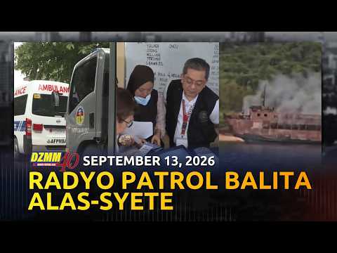 Radyo Patrol Balita Ala-Syete Weekend | DZMM Teleradyo (13 September 2026)