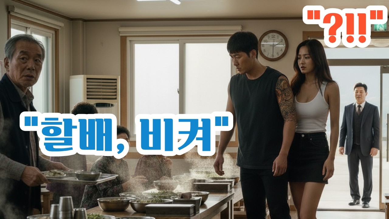 마을 경로당 점심 배식 시간, 조폭이 숟가락을 내려놓은 이유는 707특임대 여군 때문이었다