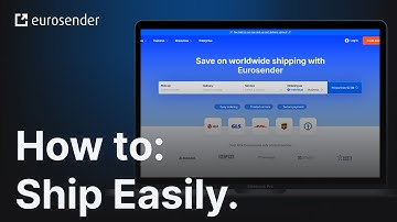 How to ship easily with Eurosender