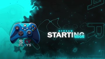 Animated Twitch Starting Soon Screen – After Effects Stream Overlay