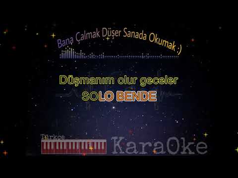 Hüzün Kokar Hasret Kokar Geceler(Lapsekeli Tayfur-Kibariye-MüslümGürses)Arabeks Türkçe Piano Karaoke