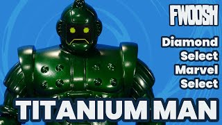 Marvel Select Titanium Man Diamond Action Figure Review Plus Articulation Improvement