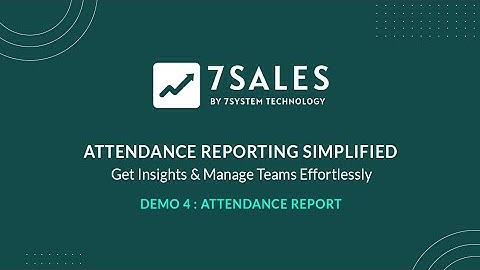 Attendance Reporting Simplified: Get Insights & Manage Teams Effortlessly