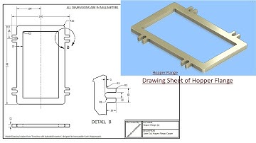 Hopper Flange || SolidWorks Tutorial