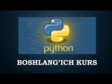 12. Python Boshlang'ich