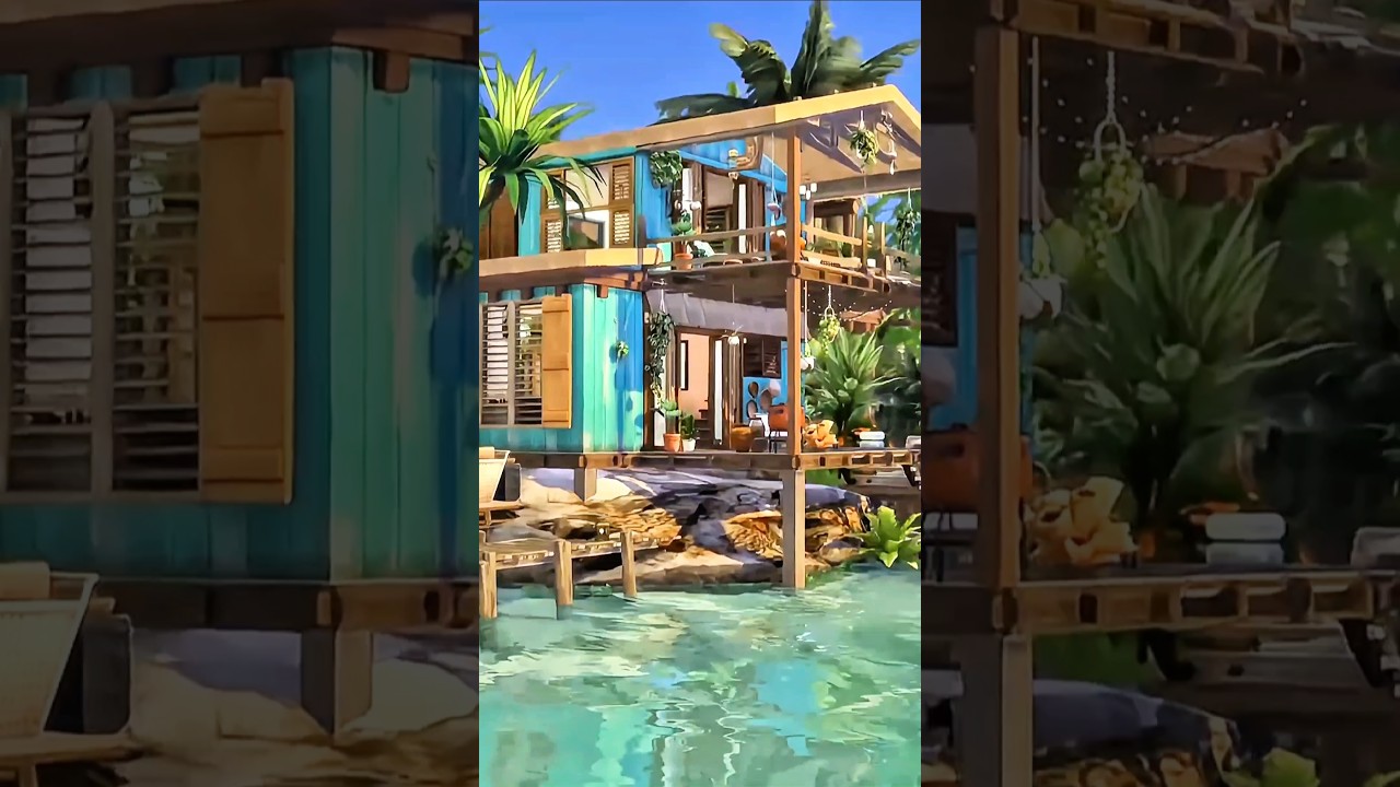 Potter’s Island Retreat | The Sims 4 Speed Build