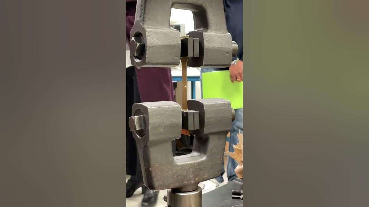 Brass Fracture Tensile Test YouTube