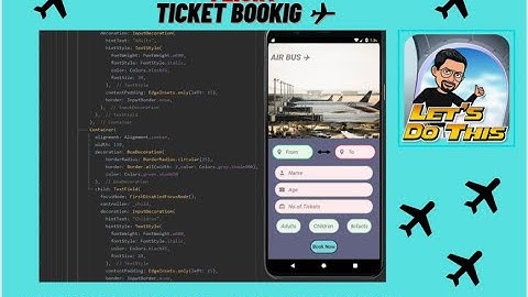 Flight Ticket Booking App with Flutter || Simple Tutorial for Beginner