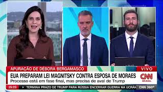 EUA preparam Lei Magnitsky contra esposa de Moraes | CNN 360º