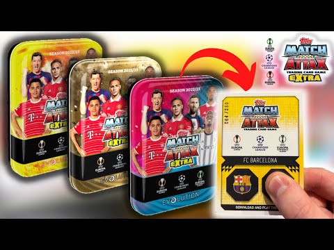 UCL DEBUTANT MEMENTO RELIC!! | TOPPS MATCH ATTAX EXTRA 2023 | ALL 3 EVOLUTION BOOSTER TINS OPENING!