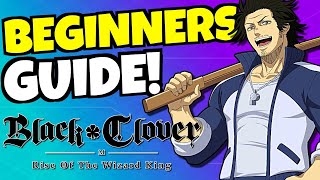 BEGINNERS GUIDE!!! [Black Clover Mobile]