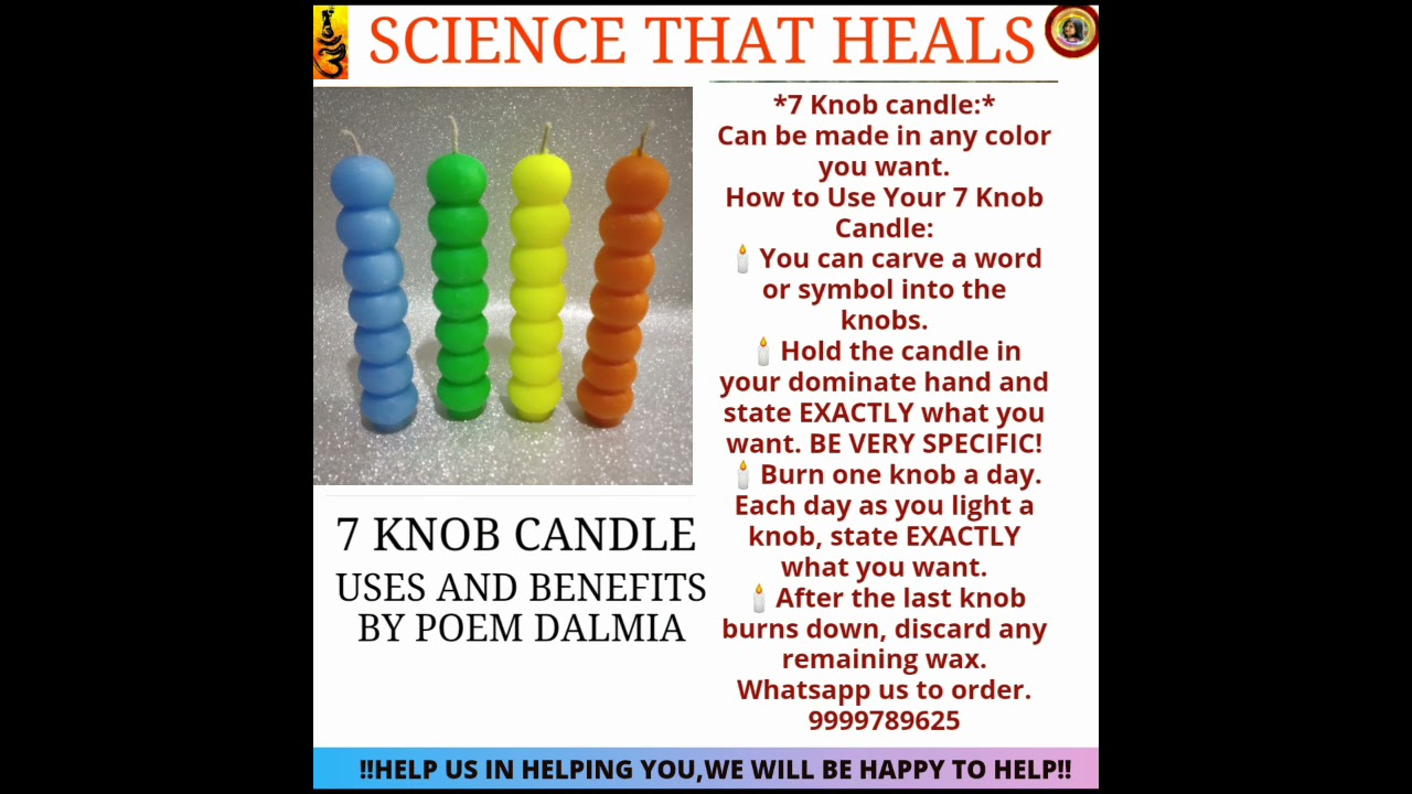 Building and Releasing Energy | Seven Knob Candle | Poem Dalmia
