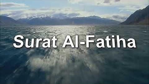 Surah Al Fatiha   Mishary Rashid Al Afasy سورة الفاتحة   مشاري العفاسي
