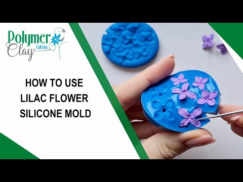 Silicone mold, small succulents. Filling & demolding with oven-bake polymer  clay 