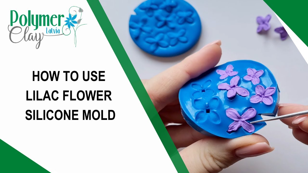 Tutorial: How to make clay flower embellishments using Mold Muse molds 