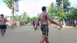 3X3 basketball Mindanao/Bitaug vs. Malusing, Langan combine / larong may kunting balyahan pikon talo