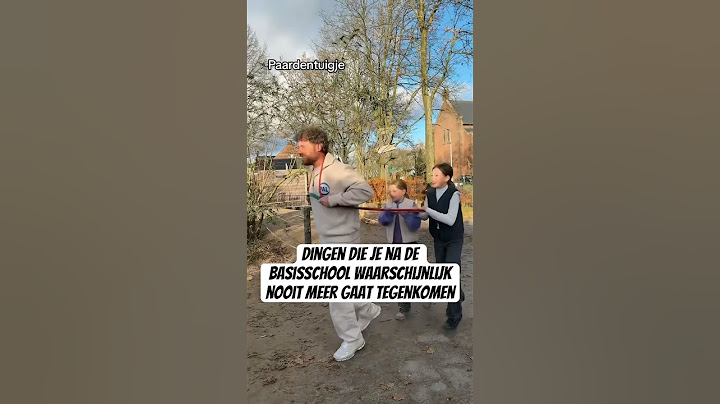 Dingen die je na de basisschool nooit meer gaat tegenkomen!