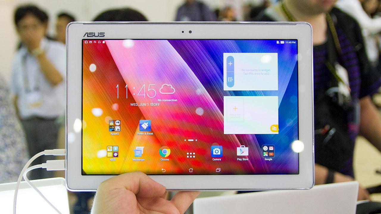 ZenPad - ASUS Zenpad10 Z300M ホワイト ASUS ZenPad 10 Z300M Hands On at Computex 2016 (English) - YouTube