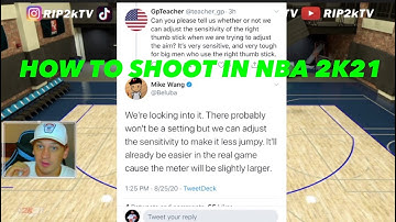 HOW TO SHOOT WITH SHOT STICK IN NBA2K21!! HOW IT WILL CHANGE THE GAME!