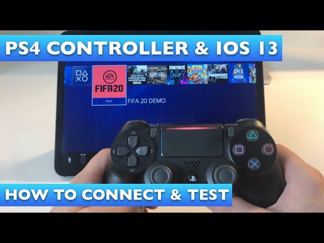 Controle gamepad sem fio IFYOO PS4 compatível com jogos móveis MFi para  iPhone/iPad (iOS 13 ou acima), Mac OS, Android (Ver. 10 ou acima)  telefone/tablet/TV, para PlayStation 4, Slim, Pro - preto