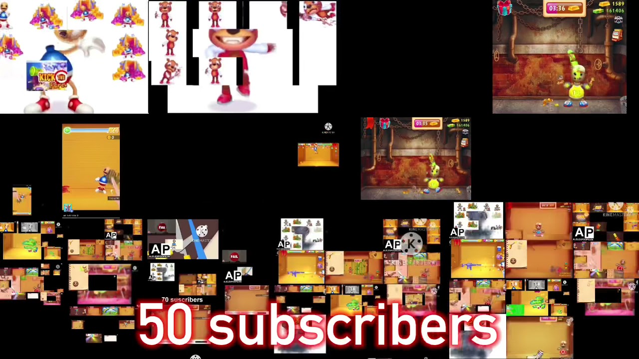 (EARRAPE WARNING!) Despicable Bear & Kick The Buddy has a Sparta Remix TOTALPARISON