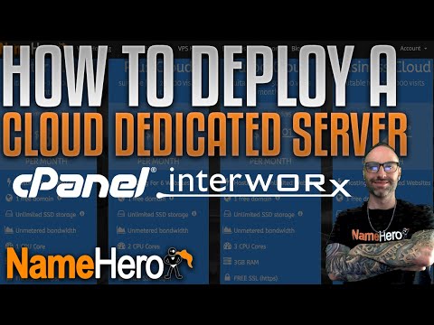 How To Deploy A Cloud Dedicated Server With Free InterWorx - Host Unlimited Accounts