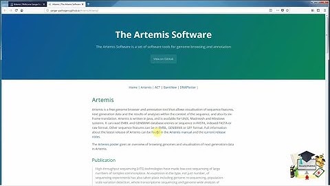 Installing Artemis, the bacterial genome browser