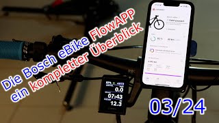 Was kann die Bosch eBike FlowAPP // Ein kompletter Überblick 03/24