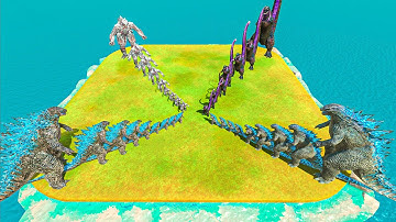 What If Growing Godzilla 2014 VS SHIN GODZILLA VS GODZILLA 2021 VS Mechagodzila 2021 Size Comparison