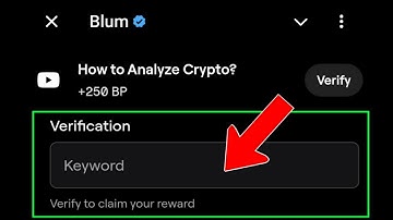 How To Analyze Crypto | Blum YouTube Video Code | Blum How To Analyze Crypto Video Code