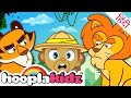 The Jungle song जंगल जंगल बालगीत | Balgeet & Hindi Nursery Rhymes by HooplaKidz