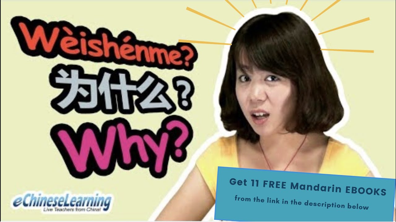 Beginner Mandarin Chinese "为什么 (Wèishénme) Why?" with eChineseLearning