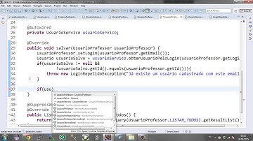 Projeto escola de música com JSF, Primefaces, Spring, Hibernate - Aula 63