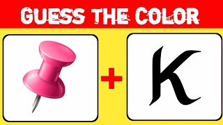 Guess The Color From Emoji Challenge | Puzzle Quiz | Genius Spot !