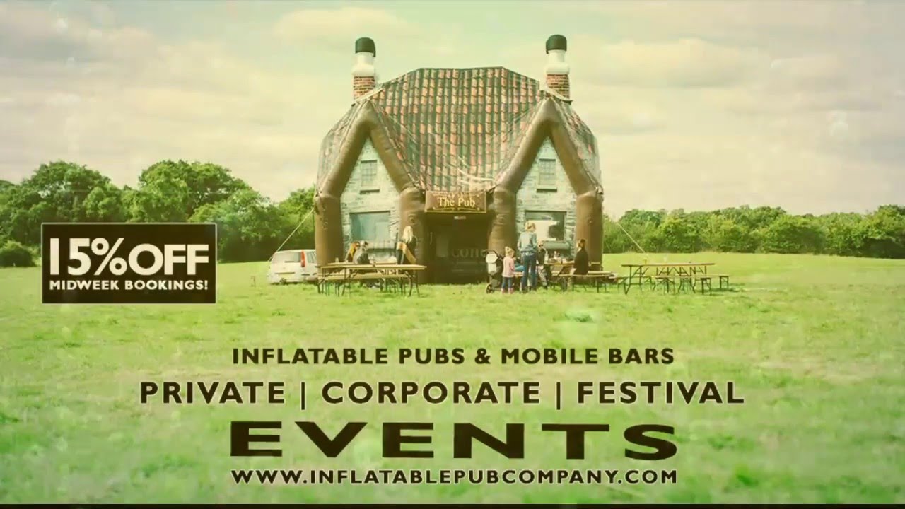 manchester university INFLATABLE PUB COMPANY 'Bringing the pub to you'