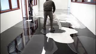 Flooring Installation over Tile with our FX Gloss Flooring Epoxy - Countertop Epoxy