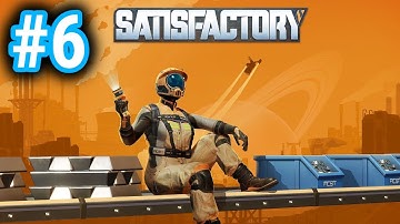 Satisfactory - Episode 6 - 2025 PS5 Gameplay - Our Basic Iron Platform Is Up And Running!